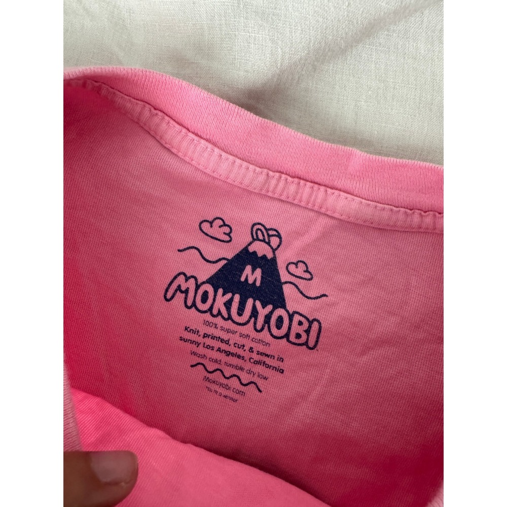 Mokuyobi Pink Graphic Tee It's Not The Hours You Put In Tshirt Mens Size Medium - Picture 6 of 6